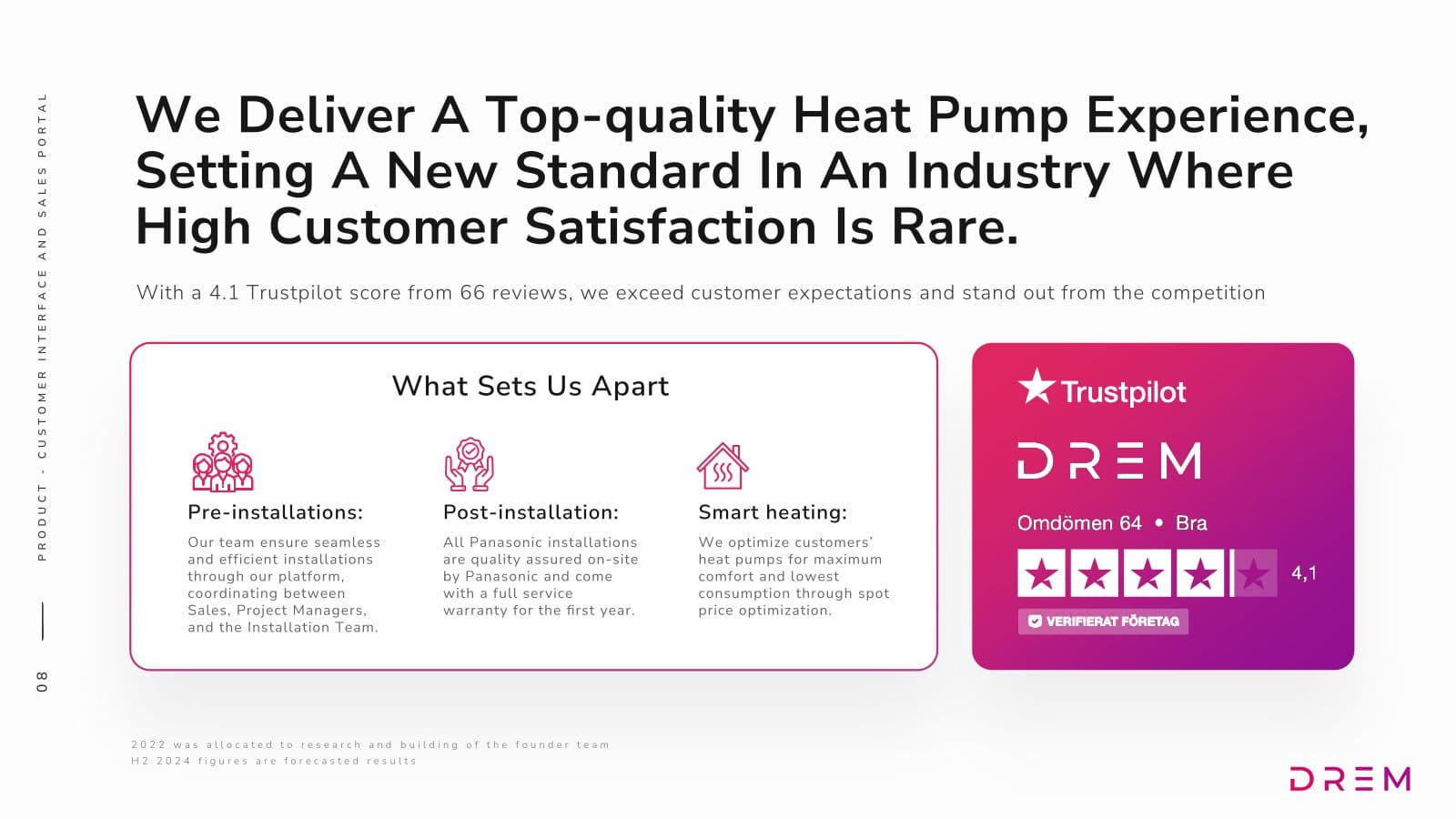 DREM seed pitch deck, slide 8