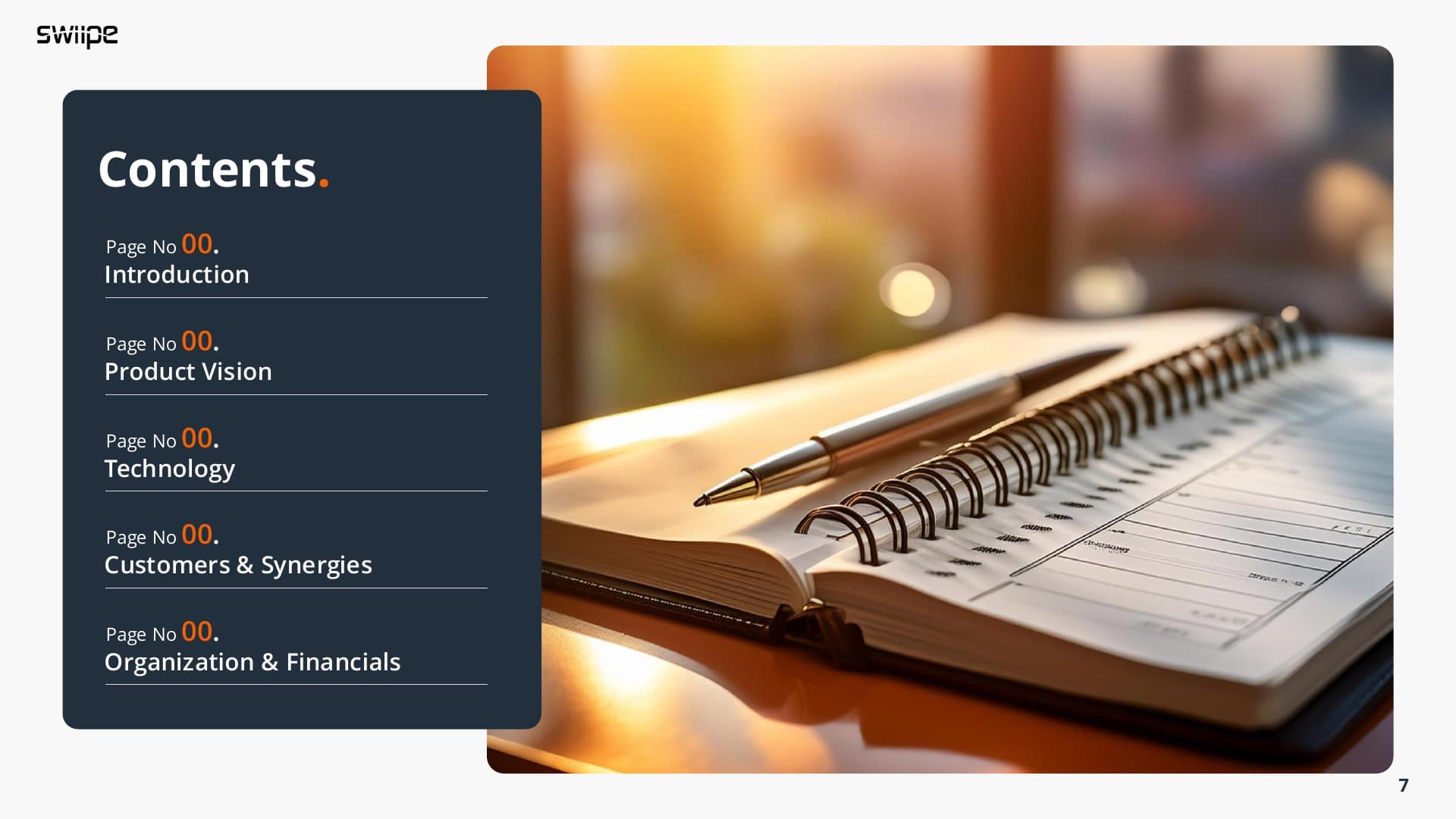 Swiipe company profile deck, slide 7